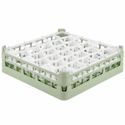 Vollrath Rack 30 Compartment Medium Light Green; 4 Each; 1 Per Case