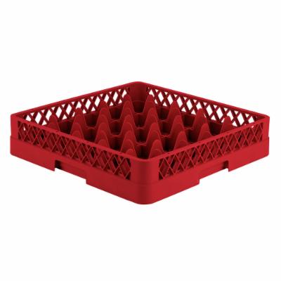 Vollrath Rack 25 Inches Compartment Red Glass; 6 Each; 1 Per Case