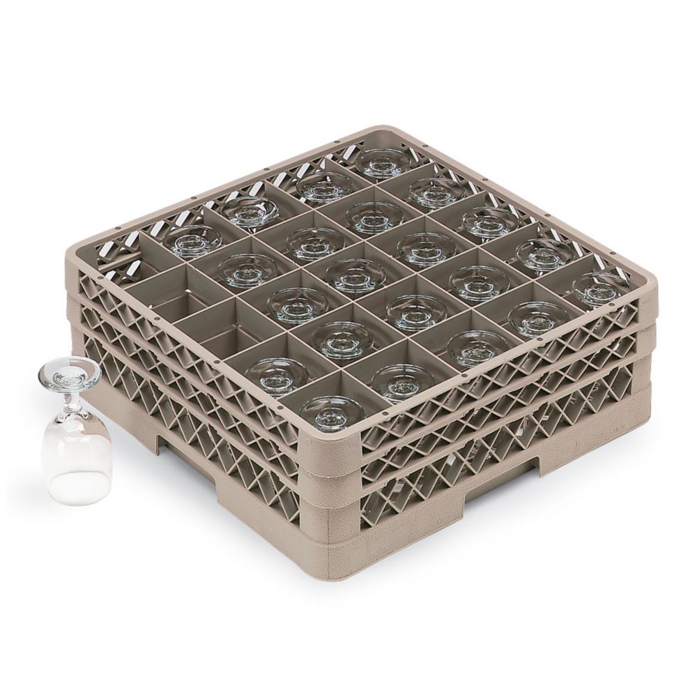 Traex 25 Compartment Beige Glass Rack; 1 Each