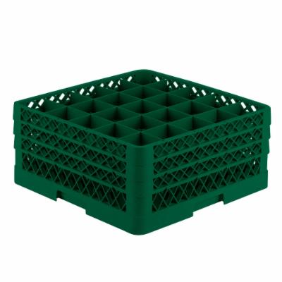 Vollrath Rack 25 Compartment Green With Extenders; 2 Each; 1 Per Case