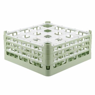 Vollrath Rack 16 Compartment Extra Tall Light Green; 2 Each; 1 Per Case