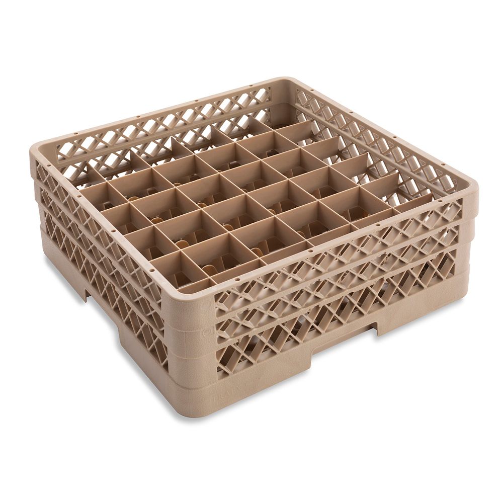 Vollrath Rack 36 Compartment With Two Extenders Beige; 2 Each; 1 Per Case