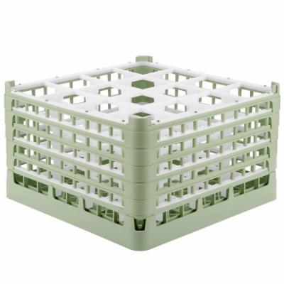 Vollrath Rack 16 Compartment Extra Tall Light Green; 2 Each; 1 Per Case