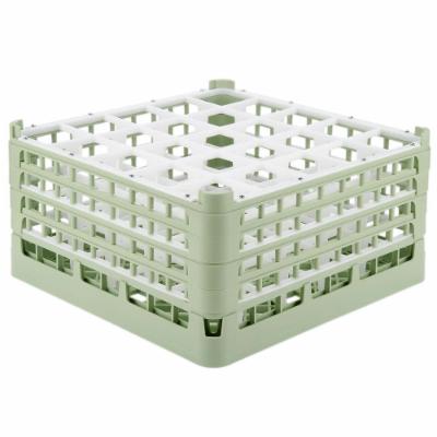 Vollrath Rack 25 Compartment Light Green; 2 Each; 1 Per Case