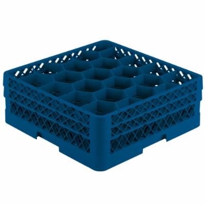 Vollrath 20 Compartment Rack Blue; 2 Each; 1 Per Case