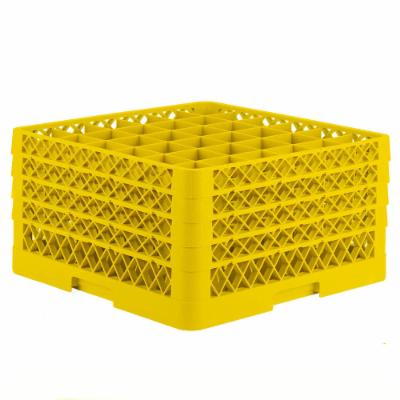 Vollrath Rack 36 Compartment Yellow; 2 Each; 1 Per Case