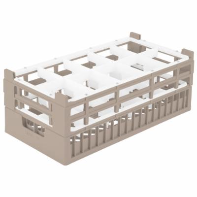 Vollrath 10 Compartment Rack Cocoa Half Size; 3 Each; 1 Per Case