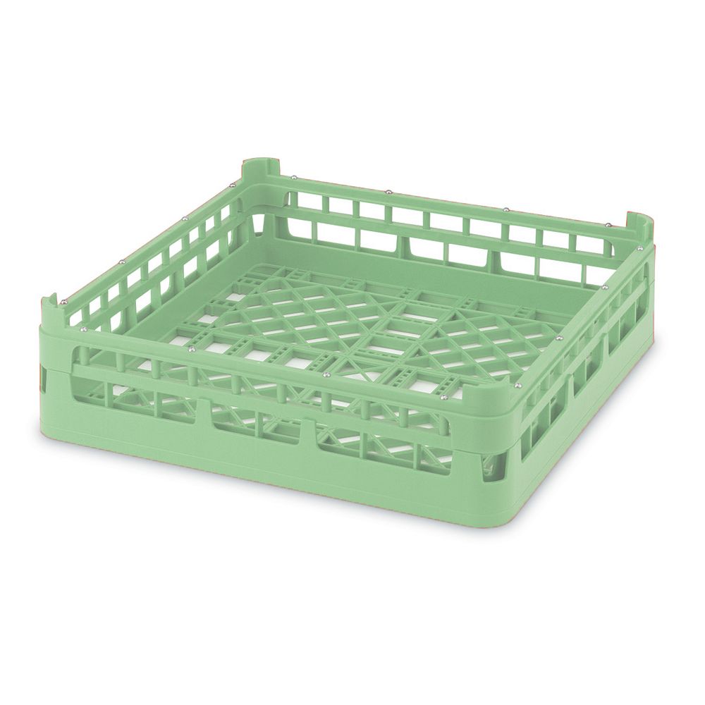 Vollrath Open Plastic Green Dish Rack; 1 Each