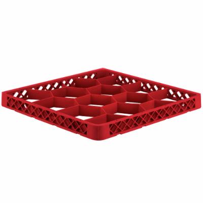 Vollrath Extender Rack 12 Compartment Red; 12 Each; 1 Per Case