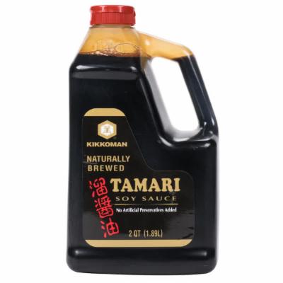 Kikkoman Tamari Soy Sauce; 0.5 Gallon; 6 Per Case - High Mart Wholesale