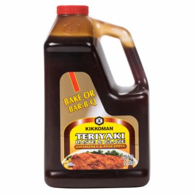 Kikkoman Teriyaki Baste & Glaze Honey & Pineapple Sauce; 5 Pounds; 6 Per Case - High Mart Wholesale