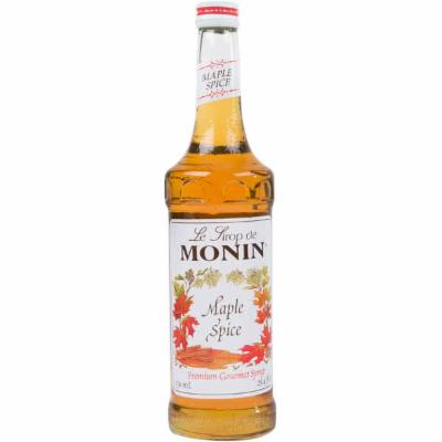 Monin Syrup Maple Spice; 750 Milileter; 12 Per Case - High Mart Wholesale