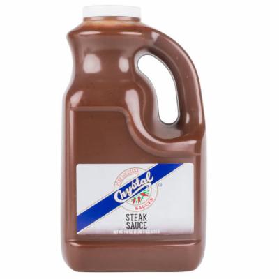 Crystal Pure Louisiana Steak Sauce Bulk; 128 Fluid Ounce; 2 Per Case - High Mart Wholesale