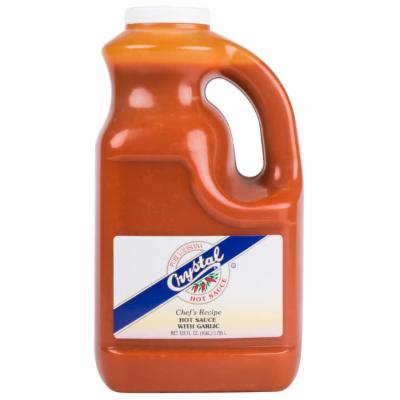 Crystal Sauce Chef's Recipe Hot; 128 Fluid Ounces; 4 Per Case - High Mart Wholesale