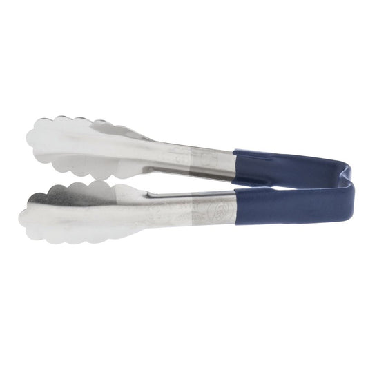 Vollrath 6 Inch 1 Piece Utility Tong Blue; 12 Each; 1 Per Case