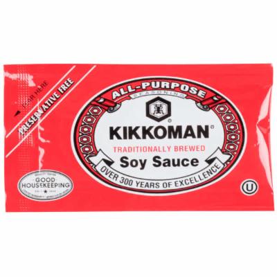 Kikkoman Preservative Free Soy Sauce Single Serve; 6 Milliliter; 200 Per Case - High Mart Wholesale