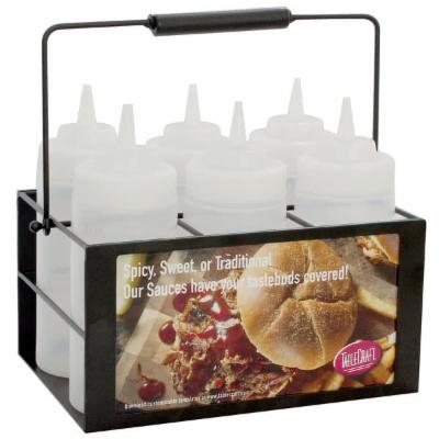 Tablecraft Bottle Caddy Black Powder Coated; 2 Each; 1 Per Case - High Mart Wholesale