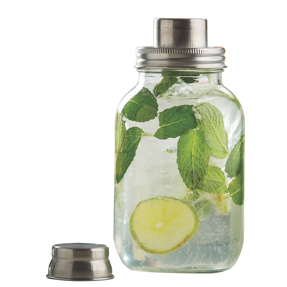 Tablecraft Mason Jar Bar Shaker 30 Ounce; 4 Each; 1 Per Case - High Mart Wholesale