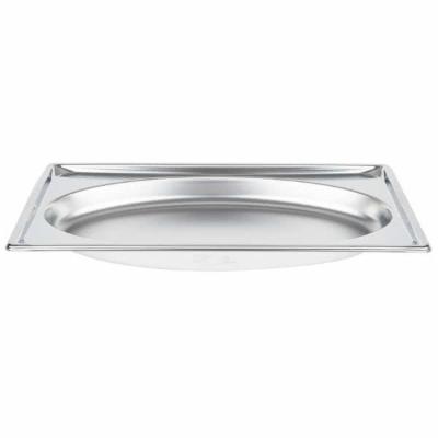 Vollrath Full-Size 2-Inch-Deep Super Pan Stainless Steel Super Shape Oval Wild Pan; 1 Each; 6 Per Case