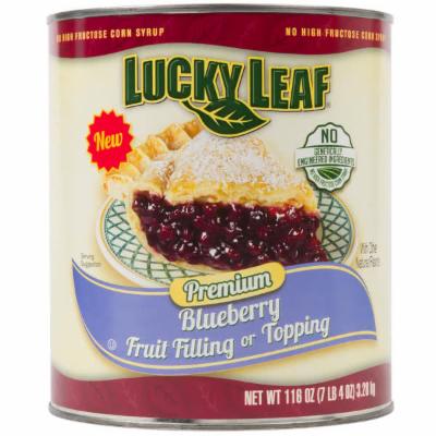 Lucky Leaf Premium Blueberry Pie Filling Oven Roasted Topping; 116 Ounces; 3 Per Case