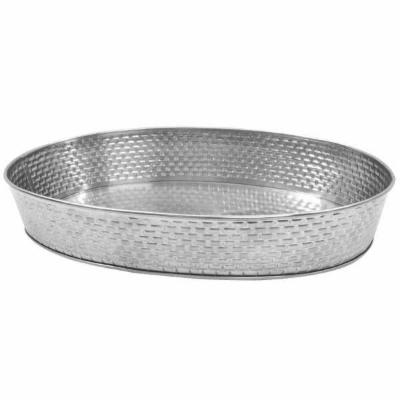 Tablecraft 12" X 9" Oval Stainless Steel Platter; 12 Each; 1 Per Case - High Mart Wholesale