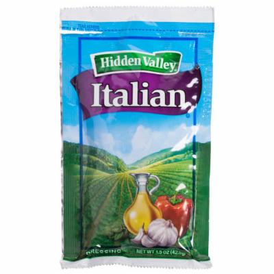 Hidden Valley Golden Italian Dressing Single Serve; 1.5 Ounce; 84 Per Case