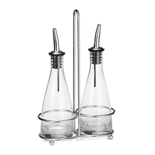 Tablecraft Oil & Vinegar Jar Stainless Steel Pourer With Cheese; 6 Each; 1 Per Case - High Mart Wholesale