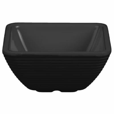 Tablecraft 4 Ounce Black Ribbed Ramekin; 96 Count; 1 Per Case - High Mart Wholesale