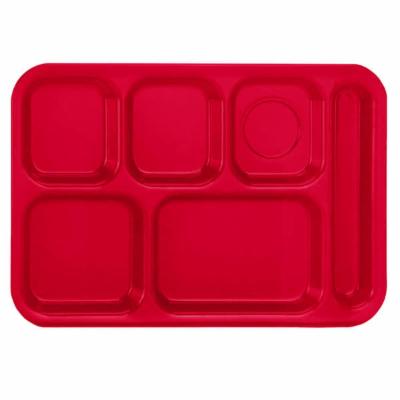 Vollrath Tray Compartment School Red 9; 24 Each; 1 Per Case