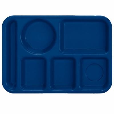 Vollrath Tray School Long Handle Soft Blueberry 10; 24 Each; 1 Per Case