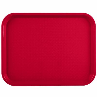 Vollrath Tray Red Fast Food 10X14; 24 Each; 1 Per Case