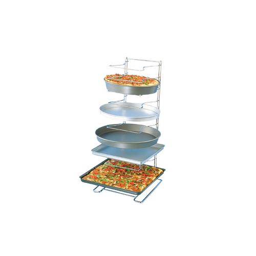 American Metalcraft 11 Shelf Chrome Plated Pizza Pan Rack; 1 Each - High Mart Wholesale