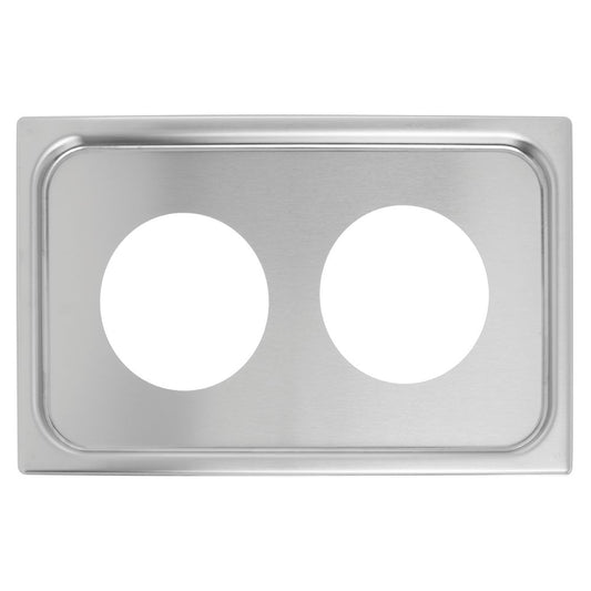 Vollrath Adaptor Plate Two 6.375" Holes; 4 Each; 1 Per Case