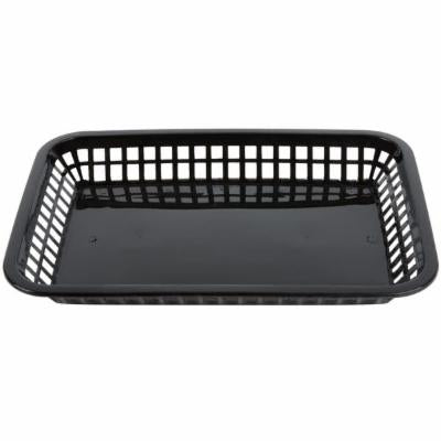 Tablecraft Cash & Carry Basket Large Black; 12 Count - High Mart Wholesale