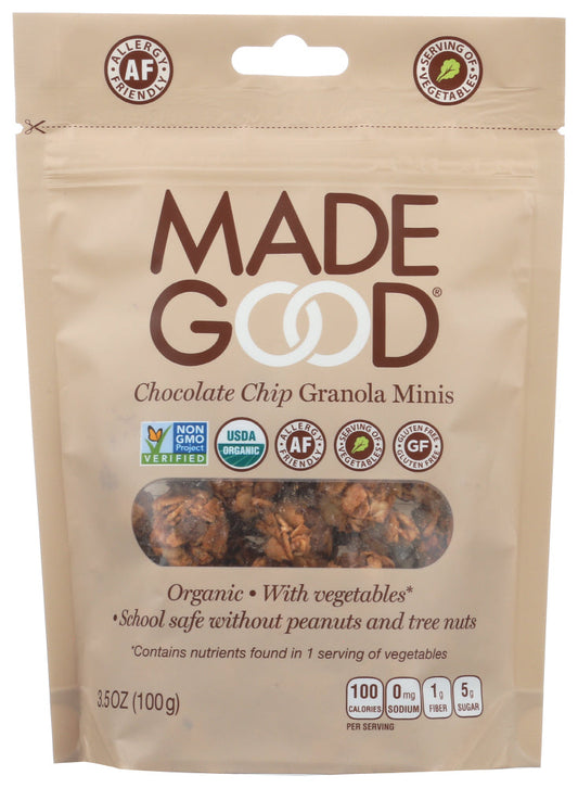 Madegood Chocolate Chip Granola Minis; 1 Count; 6 Per Case - High Mart Wholesale