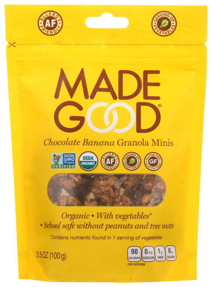 Madegood Chocolate Banana Granola Minis; 1 Count; 6 Per Case - High Mart Wholesale