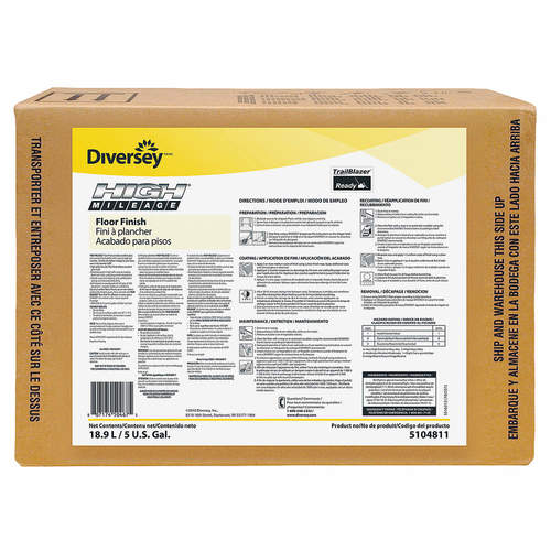 High Mileage Floor Finish; 5 Gallon; 1 Per Case - High Mart Wholesale