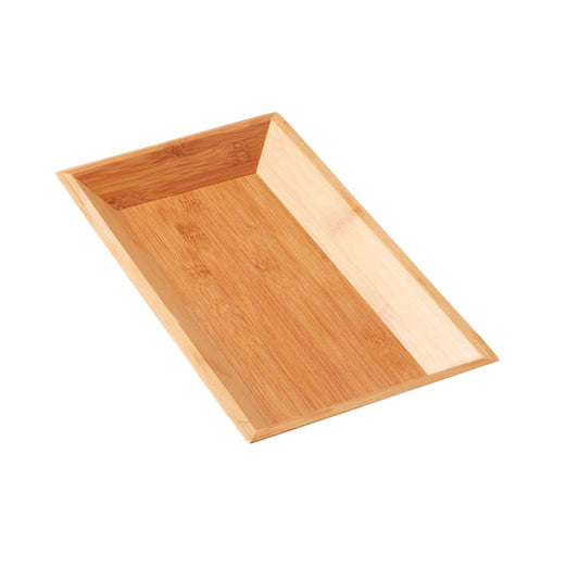 American Metalcraft Tray Bamboo Rectangular 14 Inch; 1 Each - High Mart Wholesale