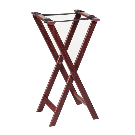 American Metalcraft Tray Stand Mahogany; 1 Each - High Mart Wholesale