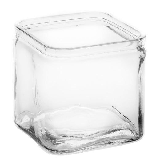 American Metalcraft Glass Jar Square 40 Oz; 1 Each - High Mart Wholesale