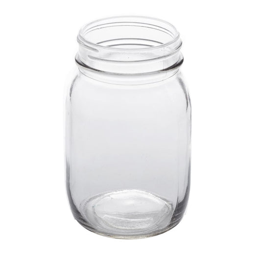 American Metalcraft American Metalcraft Mason Jar; Glass; 17 Oz.; 6 - 1 Ea; 6 Each; 1 Per Case - High Mart Wholesale