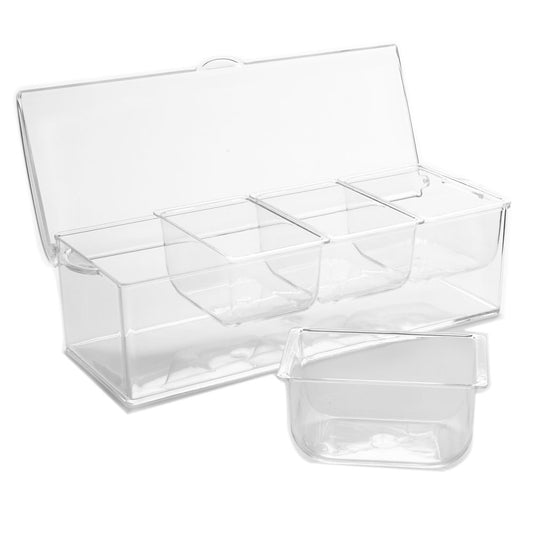 American Metalcraft 4 Compartment Server With; 1 Each - High Mart Wholesale
