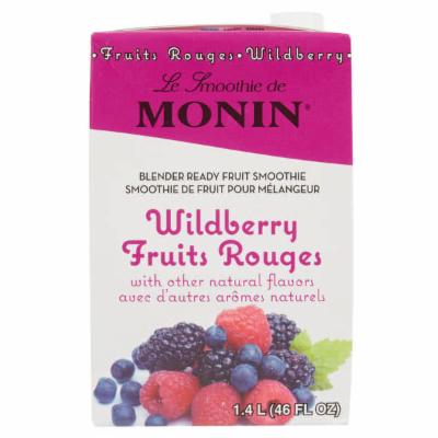 Monin Wildberry Smoothie; 46 Fluid Ounces; 6 Per Case - High Mart Wholesale