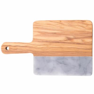 American Metalcraft Serving Peel Wood And Marble; 1 Each - High Mart Wholesale