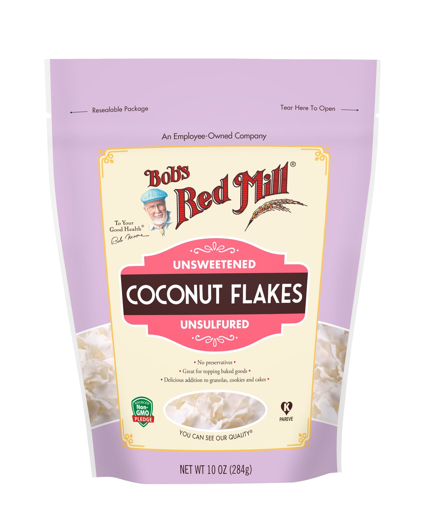 Bob's Red Mill Natural Foods Inc Kosher Coconut Flakes; 10 Ounces; 4 Per Case