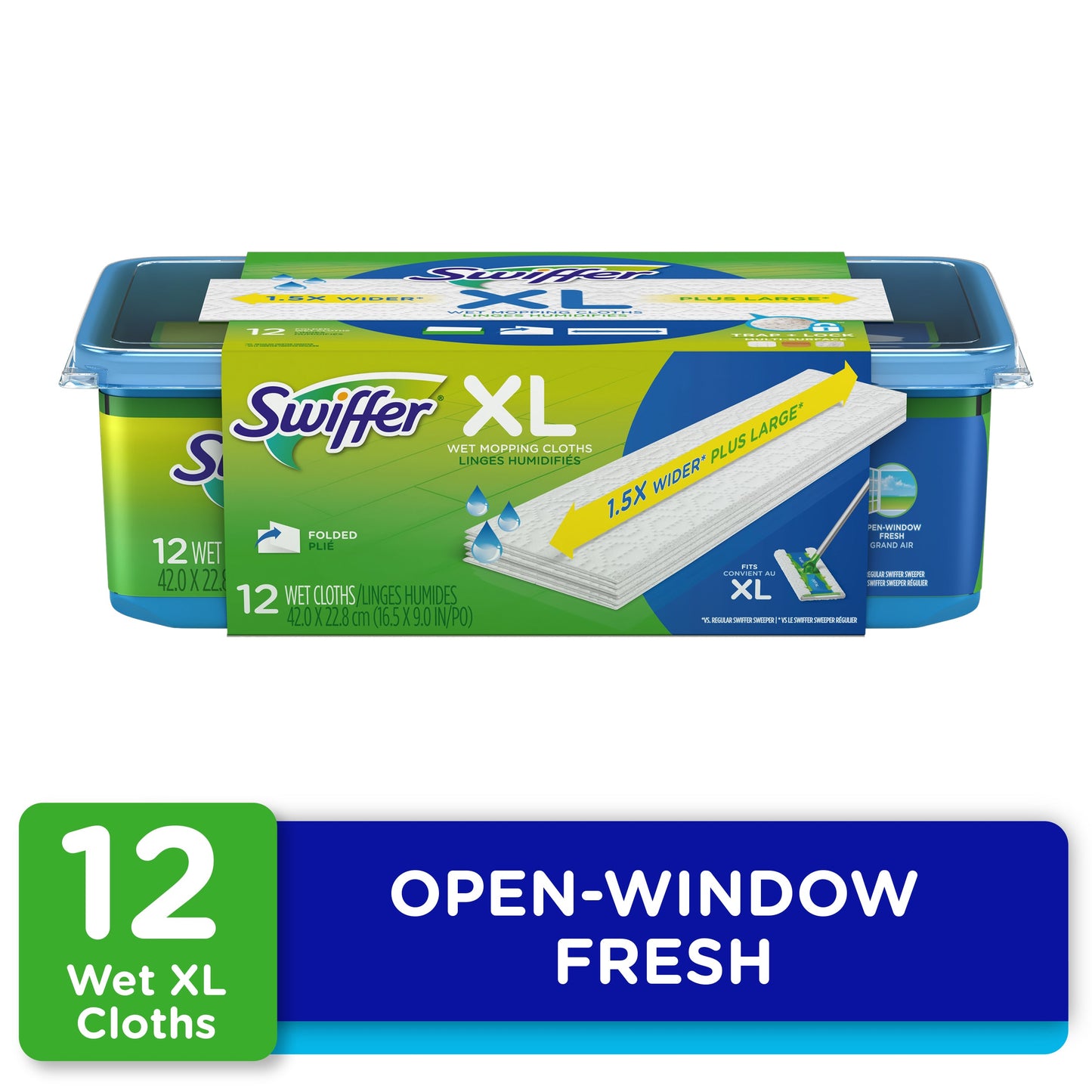 Swiffer Extra Large Wet Mop Pad Multi Surface Refills; 12 Count; 6 Per Case