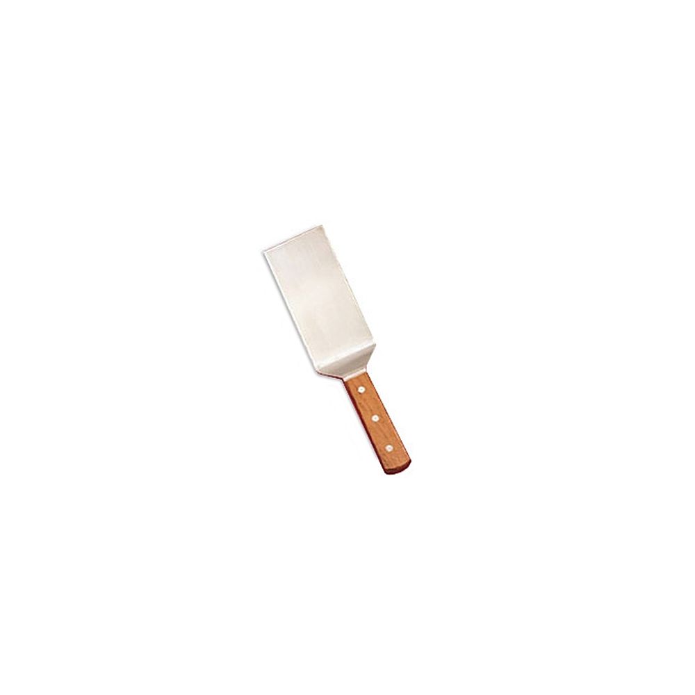 American Metalcraft Turner;  12" Wood Handle;  6X3" Straight Blade; 1 Each; 12 Per Case - High Mart Wholesale