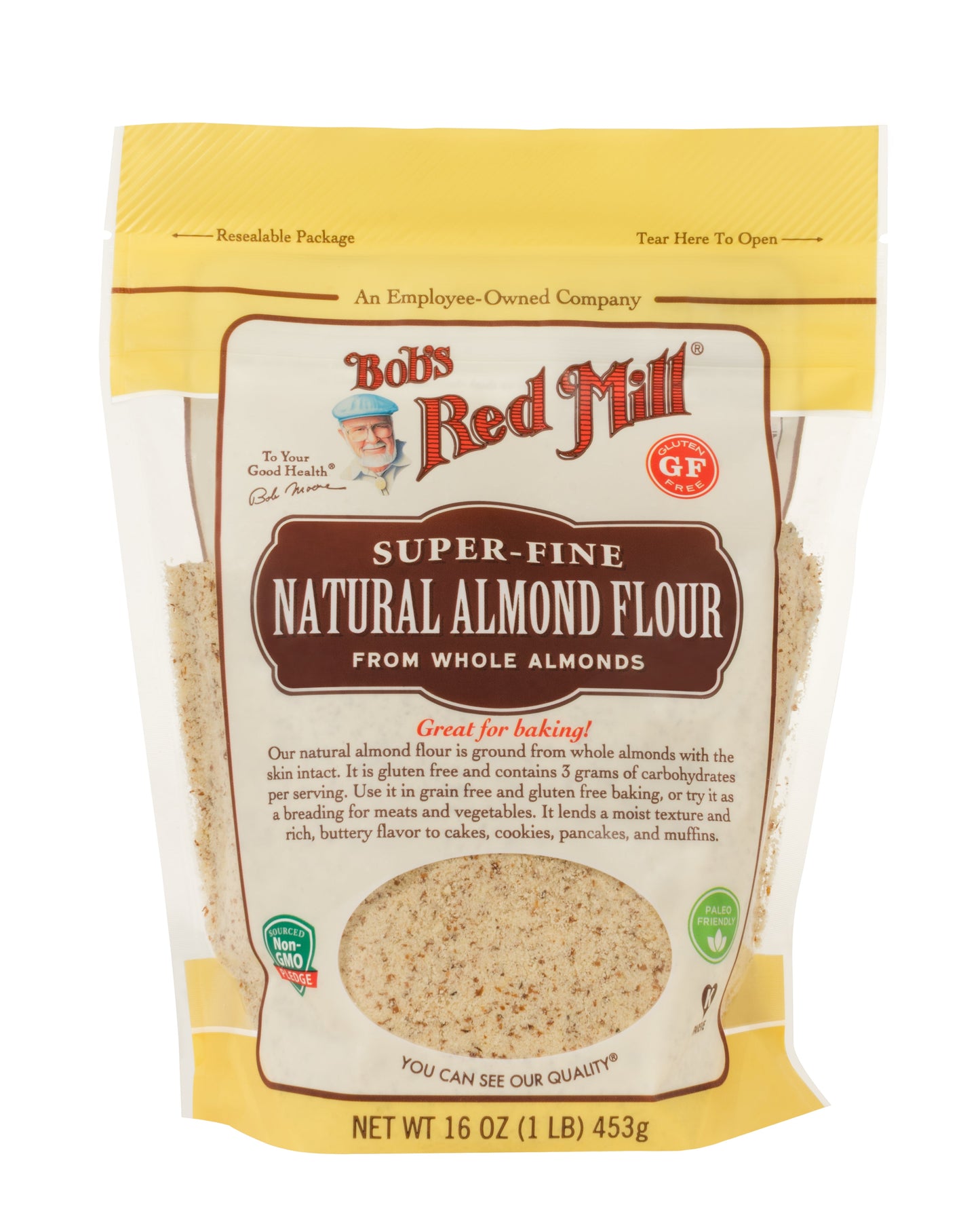 Bob's Red Mill Natural Foods Inc Gluten Free Natural Almond Flour; 16 Ounces; 4 Per Case