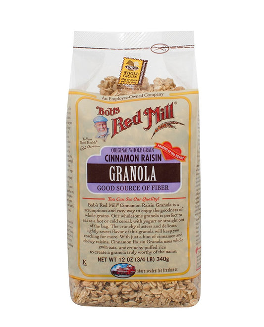 Bob's Red Mill Natural Foods Inc Cinnamon Raisin Granola; 12 Ounces; 4 Per Case