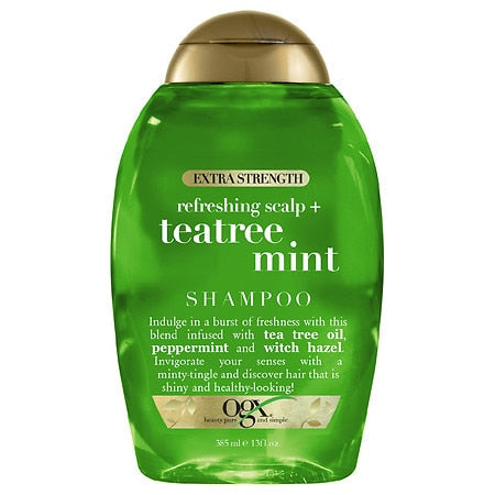 Ogx Teatree Mint Shampoo; 385 Milliliter; 4 Per Case